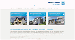 Desktop Screenshot of prangenberg-bau.de