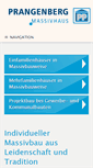 Mobile Screenshot of prangenberg-bau.de
